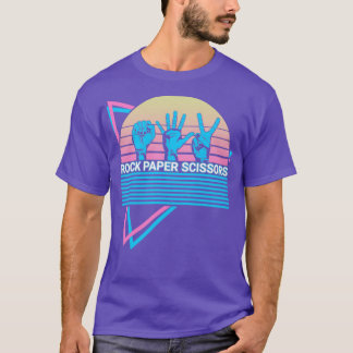 Rock Paper Scissors Retro T-shirt