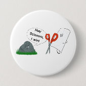 Rock, Paper, Scissors Ronde Button 7,6 Cm (Voorkant)
