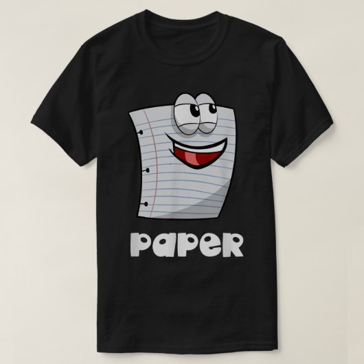 Rock Paper Scissors Shirt Group Halloween Costume  (Design voorkant)