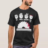 Rock Paper Scissors Table Saw archeology grappig s T-shirt (Voorkant)