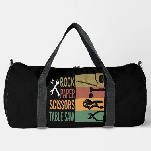 Rock Paper Scissors Table Saw Plunjezak (Voorkant)