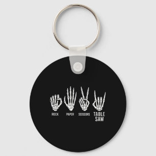 Rock Paper Scissors Tafelzaag Houtbewerking Sleutelhanger