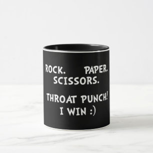 Rock Paper Scissors Throat Punch Mok
