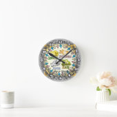 Rock Paper Tank Ronde Klok (Huis)