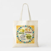 Rock Paper Tank  Tote Bag (Achterkant)