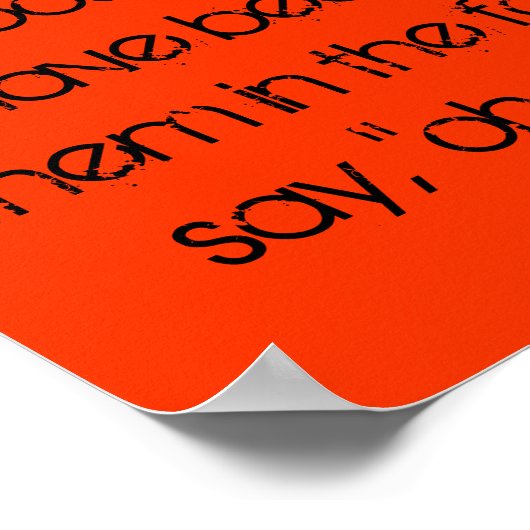 Rock, papier, rots. poster (Hoek)