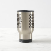 Rock, papier, schaar, hagedis, spaak en regels reisbeker (Center)