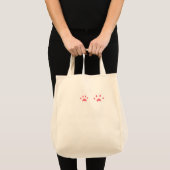 Rock Papier Schaar Kat Paws Schattige Kat Grappig  Tote Bag (Voorkant (product))