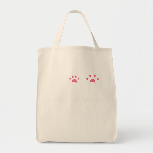 Rock Papier Schaar Kat Paws Schattige Kat Grappig  Tote Bag (Voorkant)