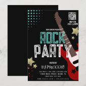 Rock Party Festival DJ Party Bar Flyer Kaart (Voorkant / Achterkant)