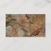 Rock Pattern Natuur Visitekaartje (Achterkant)