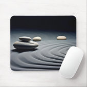 Rock Pebble Water Rustig Vredig Muismat (Met muis)