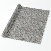 Rock Pebble Wrapping Paper Cadeaupapier (Uitgerold)