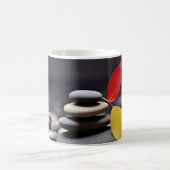 Rock Pebble Zand Rustig Vreedzaam Koffiemok (Center)