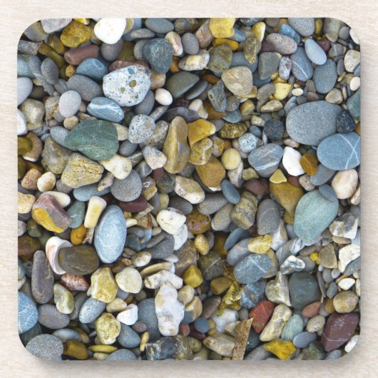 Rock Pebbles Stone textuur Stone Onderzetter (Voorkant)
