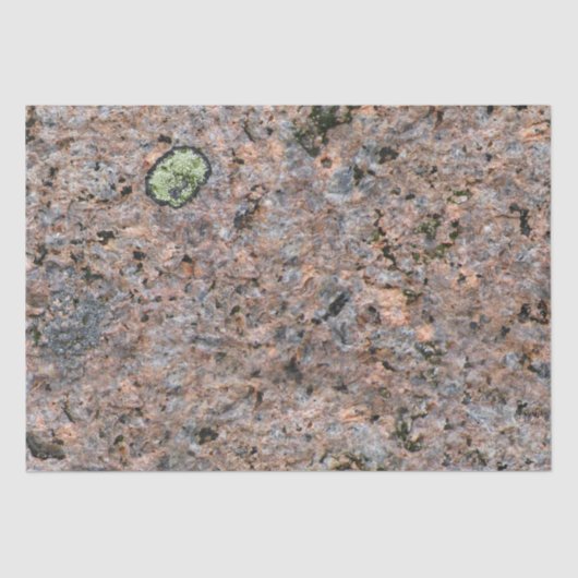Rock Photo Geology with Moss Tissuepapier (Voorkant)
