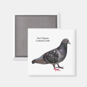 Rock Pigeon Magneet (Voorkant / Achterkant)