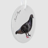 Rock Pigeon Ornament (voorkant)