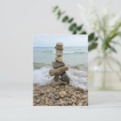 Rock Pillar Monument - Mackinac Island, Michigan Kaart (Staand voorkant)