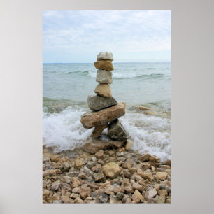 Rock Pillar Monument - Mackinac Island, Michigan Poster