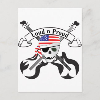 Rock Pirate USA Style Briefkaart