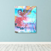 Rock Pool. Canvas Afdruk (Insitu (Houten vloer))