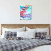 Rock Pool. Canvas Afdruk (Insitu (Slaapkamer))