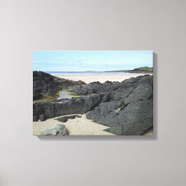 Rock Pool in Donegal Ierland Canvas Afdruk