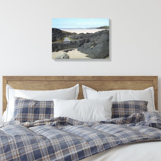 Rock Pool in Donegal Ierland Canvas Afdruk (Insitu (Slaapkamer))