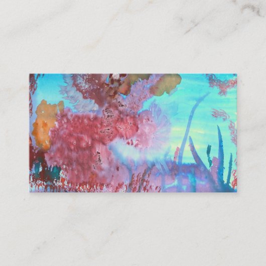 Rock Pool. Visitekaartje (Voorkant)