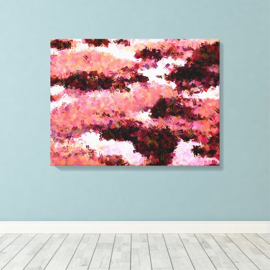 ROCK POOLS OP HET BACH CANVAS AFDRUK (Insitu (Houten vloer))