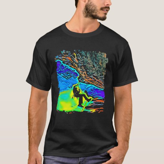 Rock-Pop Art Premium T-shirt (Voorkant)