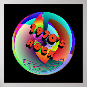 Rock Poster uit 1970