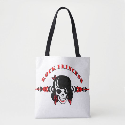 Rock Princess Tote Bag (Voorkant)