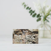 Rock Quarry Wall #5 Natuur Visitekaartje (Staand voorkant)