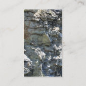 Rock Quarry Wall Natuur Fotografie Visitekaartje (Achterkant)