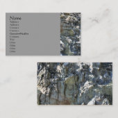 Rock Quarry Wall Natuur Fotografie Visitekaartje (Voorkant / Achterkant)