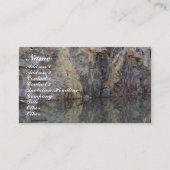 Rock Quarry Wall Reflecteert Natuur Visitekaartje (Voorkant)