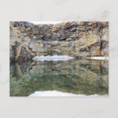 Rock Quarry Wall Reflection #1 Nature  Briefkaart (Voorkant)