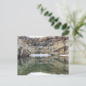 Rock Quarry Wall Reflection #1 Nature  Briefkaart (Staand voorkant)
