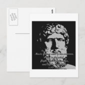 Rock Quotes - Plato Briefkaart (Voorkant / Achterkant)