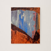 Rock raam naar Monument Valley, AZ Legpuzzel (Verticaal)