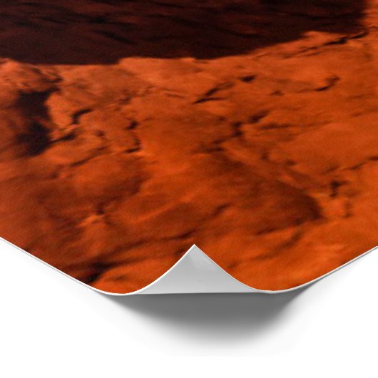 Rock raam naar Monument Valley, AZ Poster (Hoek)