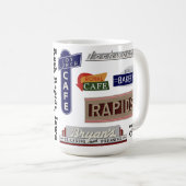 Rock Rapids, Iowa bewegwijzering mok (Voorkant rechts)