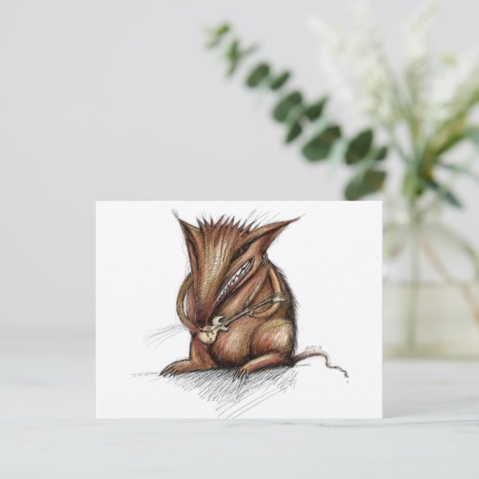 Rock Rat Briefkaart (Staand voorkant)