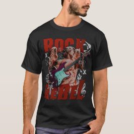 Rock Rebel Angel Gothic Rock Muziek T-shirt