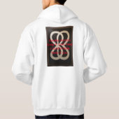 Rock Rebel: Mannen Basic Hooded Sweatshirt met ink (Achterkant)