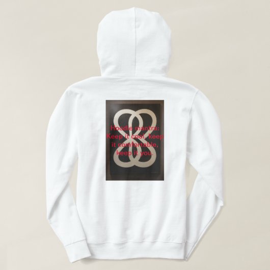 Rock Rebel: Mannen Basic Hooded Sweatshirt met ink (Design achterkant)