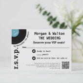 Rock Record Album Concert Stijl RSVP (Staand voorkant)