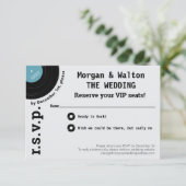 Rock Record Album Concert Style Simple RSVP (Staand voorkant)